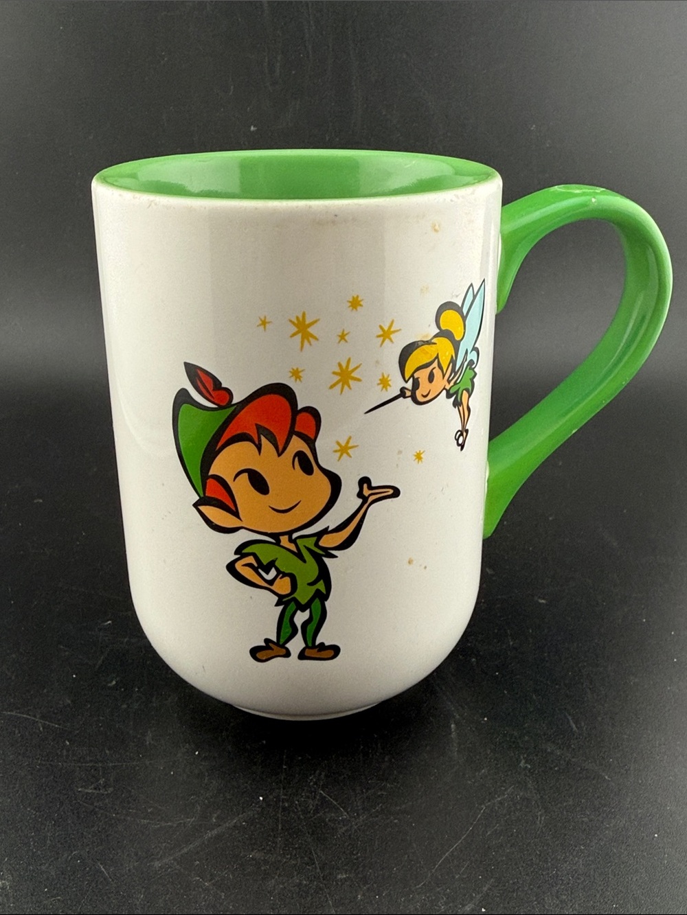 Disney Parks Exclusive Tinkerbell Peter Pan Coffee Tea Mug Cup